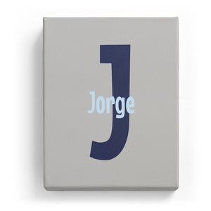 Jorge Overlaid on J - Cartoony