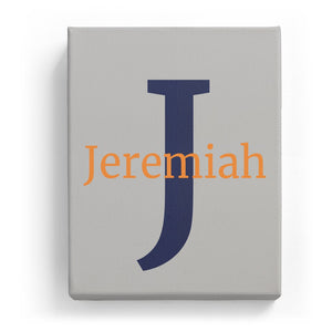 Jeremiah Overlaid on J - Classic