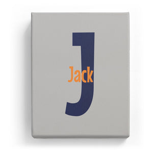 Jack Overlaid on J - Cartoony
