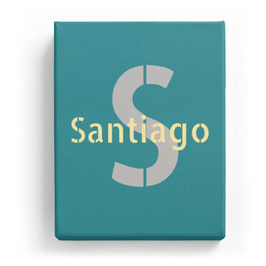 Santiago Overlaid on S - Stylistic