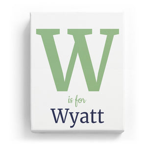 W is for Wyatt - Classic