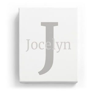 Jocelyn Overlaid on J - Classic