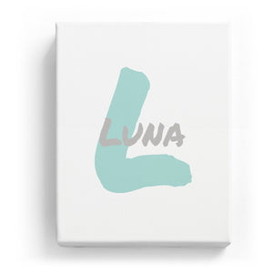Luna Overlaid on L - Artistic