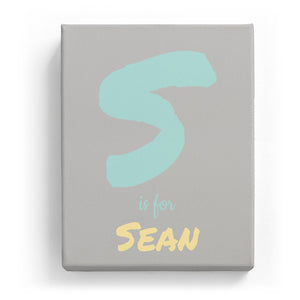 S is for Sean - Artistic
