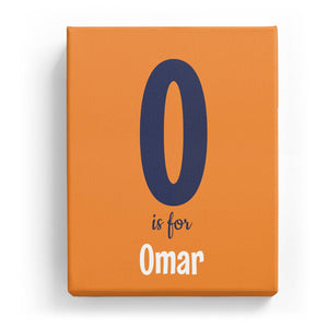 O is for Omar - Cartoony