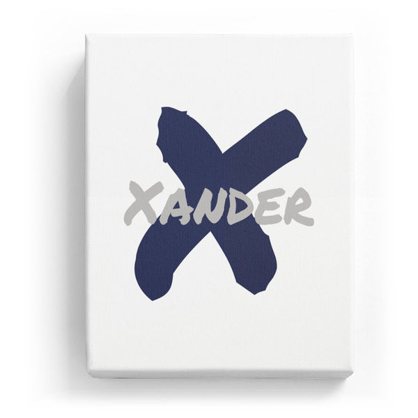 Xander Overlaid on X - Artistic