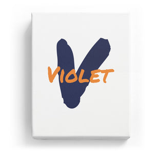 Violet Overlaid on V - Artistic
