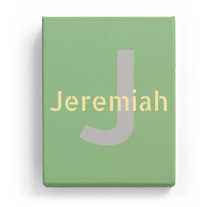 Jeremiah Overlaid on J - Stylistic