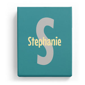 Stephanie Overlaid on S - Cartoony