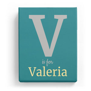 V is for Valeria - Classic