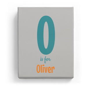 O is for Oliver - Cartoony