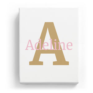 Adeline Overlaid on A - Classic