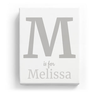 M is for Melissa - Classic