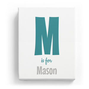 M is for Mason - Cartoony