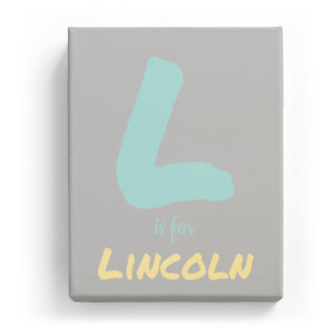 L is for Lincoln - Artistic