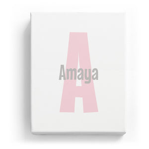 Amaya Overlaid on A - Cartoony
