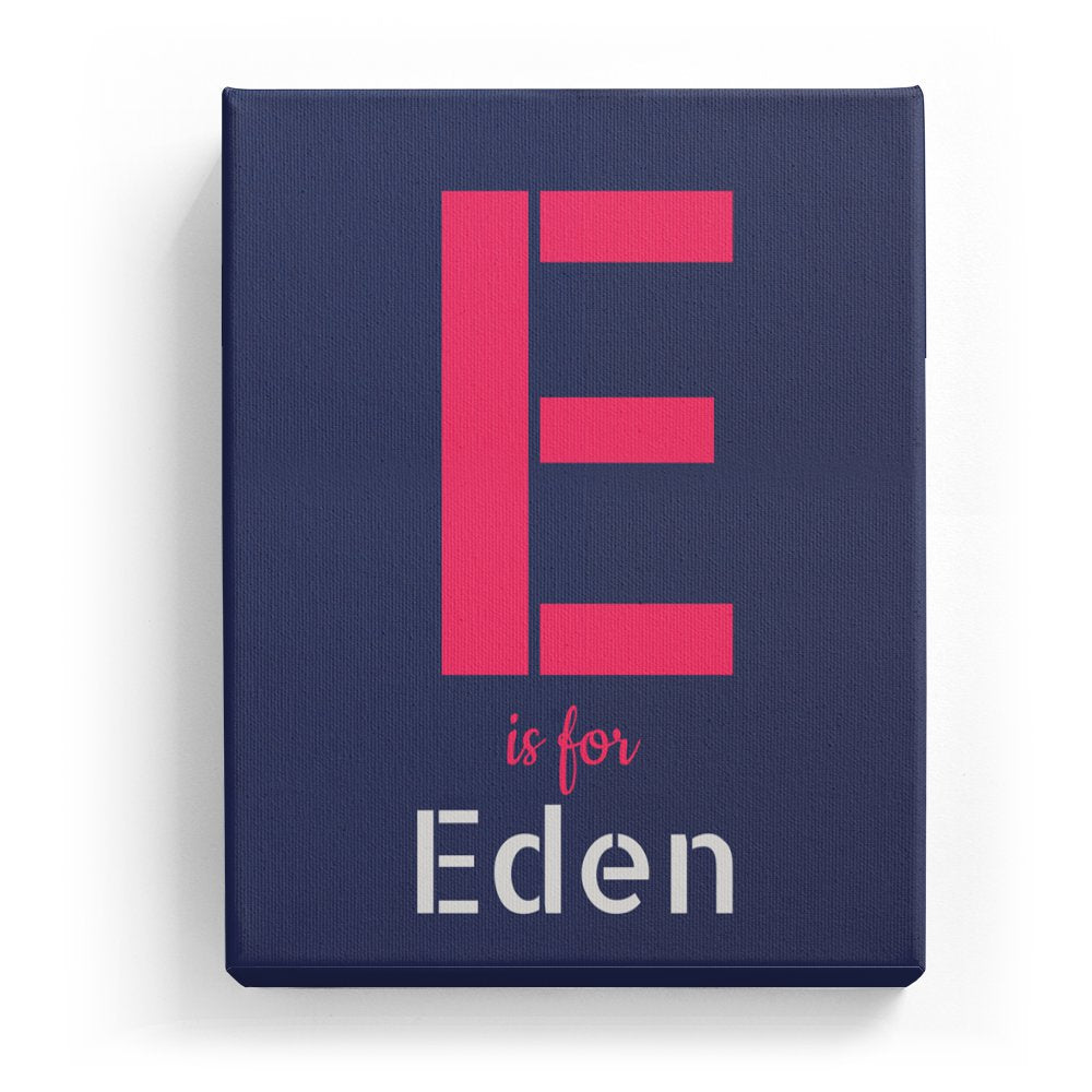 Eden's Personalized Canvas Art