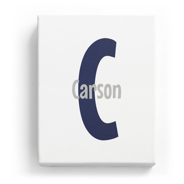 Carson Overlaid on C - Cartoony