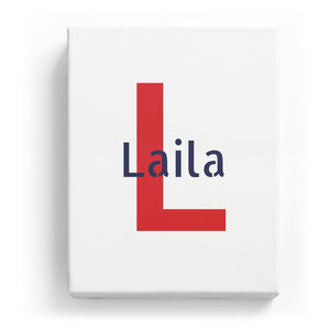 Laila Overlaid on L - Stylistic