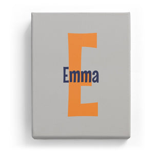 Emma Overlaid on E - Cartoony