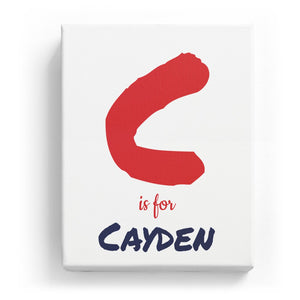 C is for Cayden - Artistic