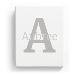 Aubree Overlaid on A - Classic
