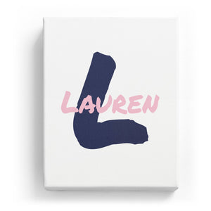 Lauren Overlaid on L - Artistic