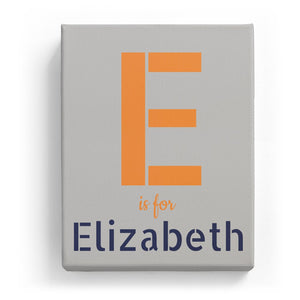 E is for Elizabeth - Stylistic