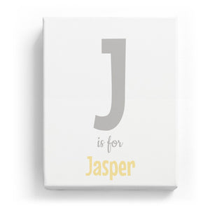 J is for Jasper - Cartoony