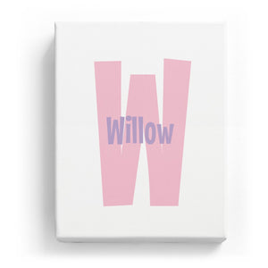 Willow Overlaid on W - Cartoony