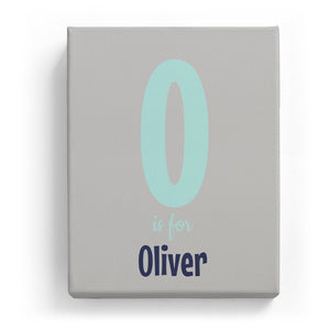 O is for Oliver - Cartoony