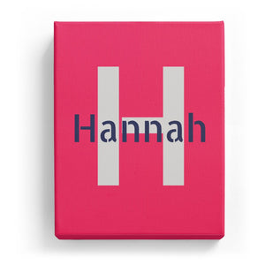 Hannah Overlaid on H - Stylistic