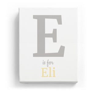 E is for Eli - Classic