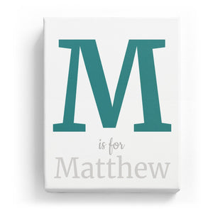 M is for Matthew - Classic