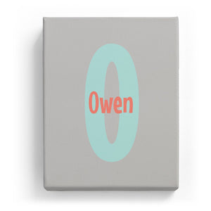 Owen Overlaid on O - Cartoony