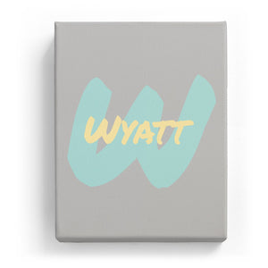 Wyatt Overlaid on W - Artistic