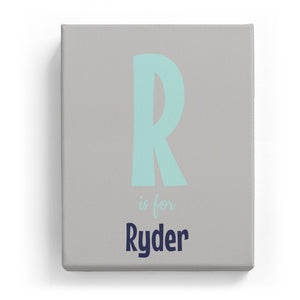 R is for Ryder - Cartoony