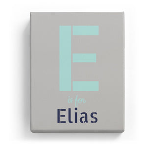 E is for Elias - Stylistic