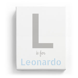 L is for Leonardo - Stylistic