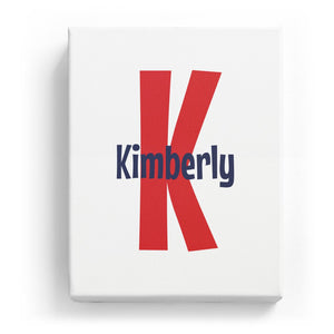 Kimberly Overlaid on K - Cartoony