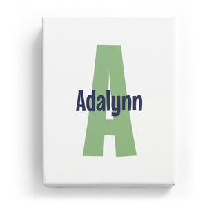 Adalynn Overlaid on A - Cartoony