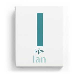 I is for Ian - Stylistic