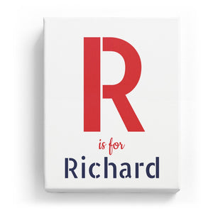 R is for Richard - Stylistic