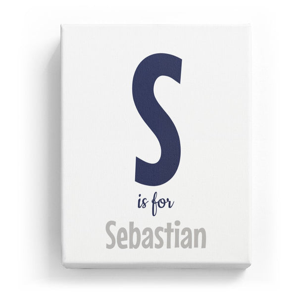 S is for Sebastian - Cartoony