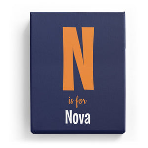 N is for Nova - Cartoony