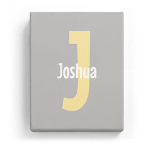 Joshua Overlaid on J - Cartoony