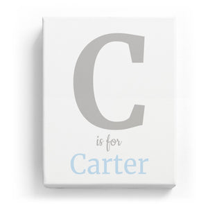 C is for Carter - Classic