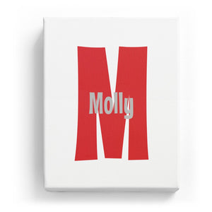 Molly Overlaid on M - Cartoony