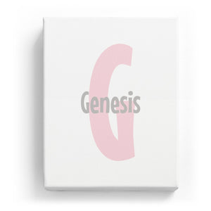 Genesis Overlaid on G - Cartoony