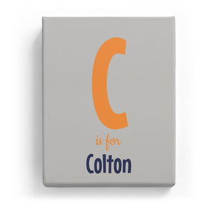 C is for Colton - Cartoony